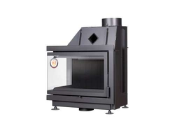 Каминная топка Альфа 700 LB два стекла левая, Экокамин (Россия)