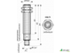 Оптический бесконтактный датчик O03-NO-PNP-P(Л63)