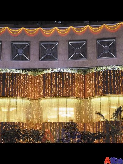 Занавес 2*1.5 м, ТЕПЛЫЙ БЕЛЫЙ, IP 54, постоянное свечение