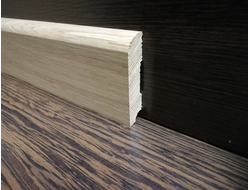 Плинтус прямой из массива дуба (Экстра) 60х16, 75х16, 90х16, 100х16