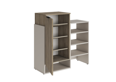 Бохо ТМ-001 тумба-комод Дуб Крафт Серый/Кашемир