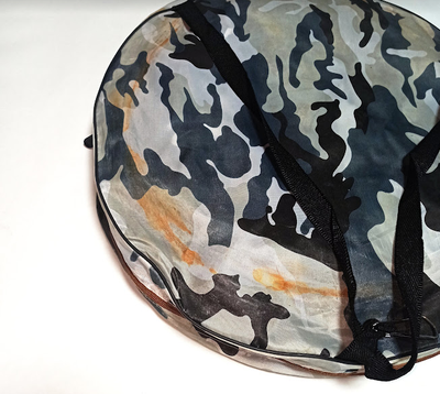 Палатка зимняя автомат камуфляж с дном 2,0м*2,0м*1,35м  (Брак-ржавчина от неправильного хранения или проблемы с собачкой)