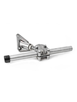 Опора регулируемая РТ 283х100мм, алюминий, нерж.сталь.