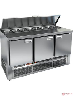 Стол для салатов HICOLD SLE1-111GN (1/3) с крышкой