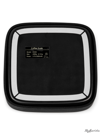 Профессиональные весы MyBarista KC803 с аккумулятором и таймером.