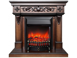 Электрокамин Глория LO с очагом Fobos