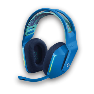 Беспроводные наушники с микрофоном Logitech G733 LightSpeed Blue