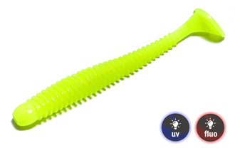 Виброхвост съедобный &quot;Instinkt Scylla&quot;, 50мм, S005-Fluo