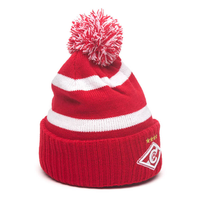 Шапка ФК СПАРТАК красно-белая 93509