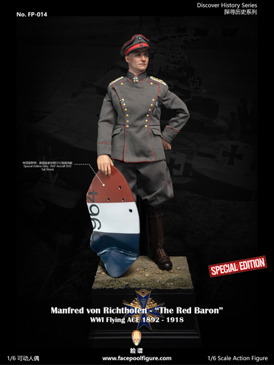 Манфред фон Рихтгофен, Красный Барон - Коллекционная фигурка 1/6 scale Manfred von Richthofen The Red Baron Special Edition (FP014B) - Facepoolfigure