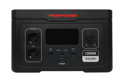 Аккумуляторная портативная электростанция PROFIPOWER ПЭ-1200PRO 1200Вт