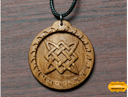 "Квадрат Сварога" - славянский оберег из дерева