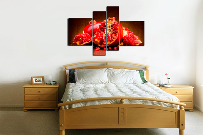 Модульная картина "Сочный гранат"