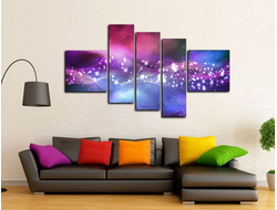 Модульная картина "Небесная пыльца"