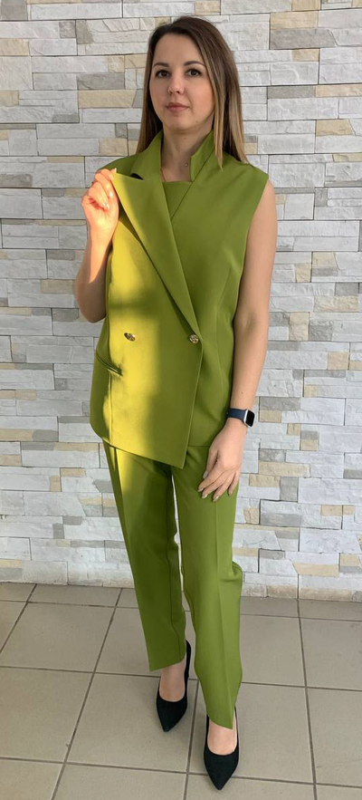 Жилет 732-1225 оливка (для комплекта с брюками 431-1225)