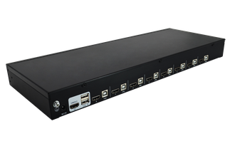 Переключатель Kinan KVM 8-портовый HDMI + USB с каскадированием до 128 серверов, DDC2B, до FullHD 1920x1080 (RHD108)