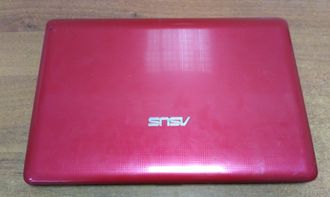 Корпус для ноутбука Asus Eee PC 1215B (нет декоративных заглушек на петлях, скол на корпусе) (комиссионный товар)