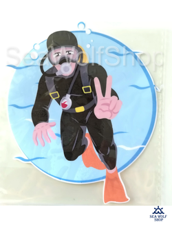 Наклейка сувенир оракал Дайвер №53