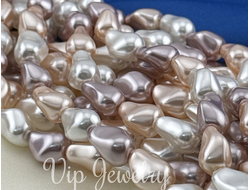 Жемчуг Майорка, форма Барокко, размер 15*10