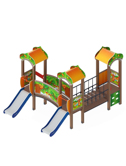 «Полянка» ДИК 1.16.04 H=750 игровой комплекс