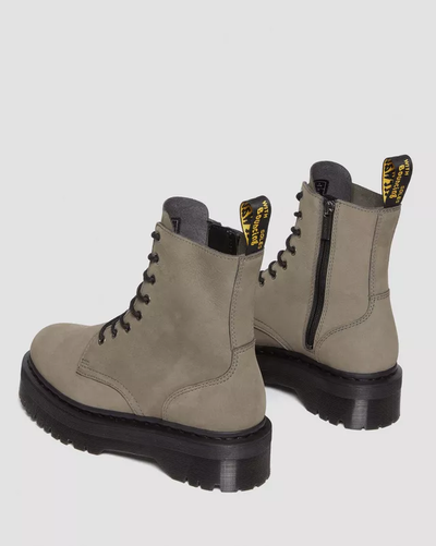 Ботинки Dr Martens Jadon Milled Nubuck Nickel Grey