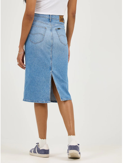 Юбка Lee® Legendary Back Slit Denim Skirt
