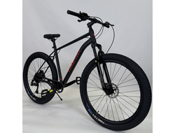 Велосипед Полуфэтбайк Timetry TT064, 10ск 29"х3 черно-красный, рама 21"