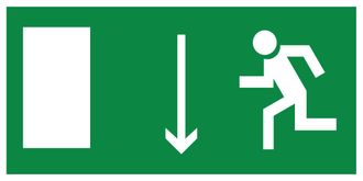 Указатель двери эвакуационного выхода (левосторонний) Е 10