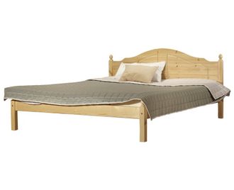 Кровать  КАЯ 1 из массива сосны 180 х 190/200 см