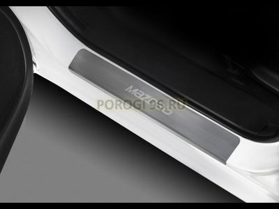 Накладки на пороги для Mazda 6 GJ, GJ рестайлинг 2012-2015 / 2015-2018 / 2018-