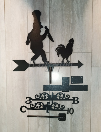 флюгер на крышу Повар и петух