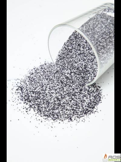 Насыпные свечи RosCandles цветной микс: белые "Бизнес" + чёрные "Графит" - мешок 25кг