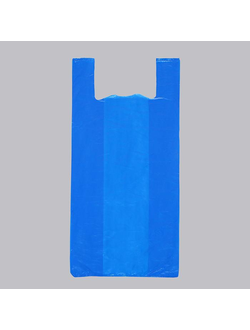 Пакет "Синий", полиэтиленовый, майка 90*50 ,упаковка 25 шт