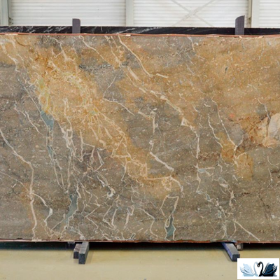 Керамогранит Creto Breccia Viola 80 х 160 см серо - бежевый