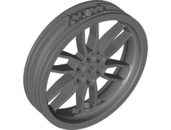 Wheel 75mm D. x 17mm Motorcycle, Dark Bluish Gray (88517 / 4568006)