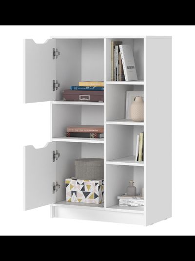 Руна СТЛ 02 Стеллаж Белый/Белый