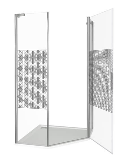 Душевое ограждение BAS FANTASY PNT-90-F-CH 90х90 см