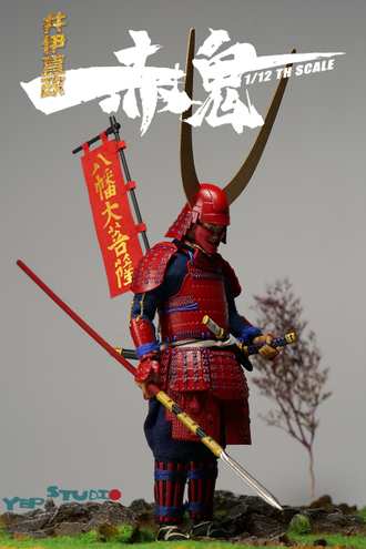 ПРЕДЗАКАЗ - Самурай Ии Наомаса - Коллекционная фигурка 1/12 scale Red Ghost Ii Naomasa (NO.0005) - Yep Studio ?ЦЕНА: 11900 РУБ.?