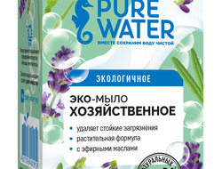 ХОЗЯЙСТВЕННОЕ МЫЛО PURE WATER С ЭФИРНЫМИ МАСЛАМИ 175 Г