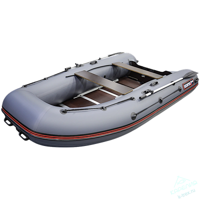 Лодка ПВХ Hunterboat Хантер Классика 390New2022 Серая