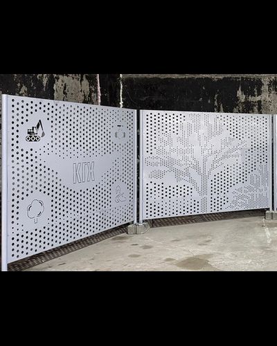 КГХ ограждение перфорированное 2000х2400мм | ГОРЗАБОР