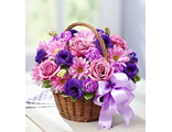 Корзина "Сиреневое облако"