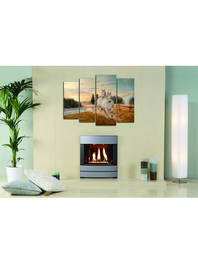 Модульная картина &quot;Странствующие лошади&quot;