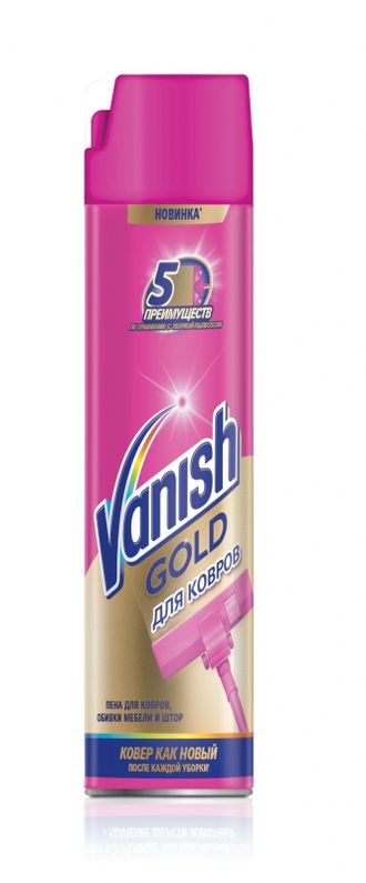 Vanish Активная пена для чистки ковров Gold 0.6 л