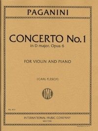 Paganini, Violin Concerto No.1 D major op.6 piano reduction