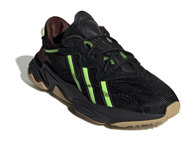 Adidas Ozweego (Черные с зеленым) Арт2 новые