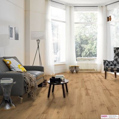 Ламинат Haro Tritty 100 Дуб Альпийский Натур 542069 32 класс толщина 8 мм с фаской 1.98 м2