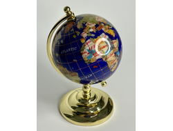 Глобус из полудрагоценных камней