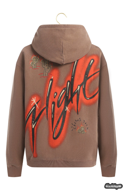 Толстовка Nike x Travis Scott Jordan Flight Graphic Hoodie Archaeo Brown (S, M, L, XL)