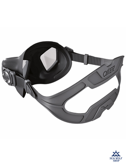 Маска для дайвинга OMER Zero 3 Matt, черный силикон